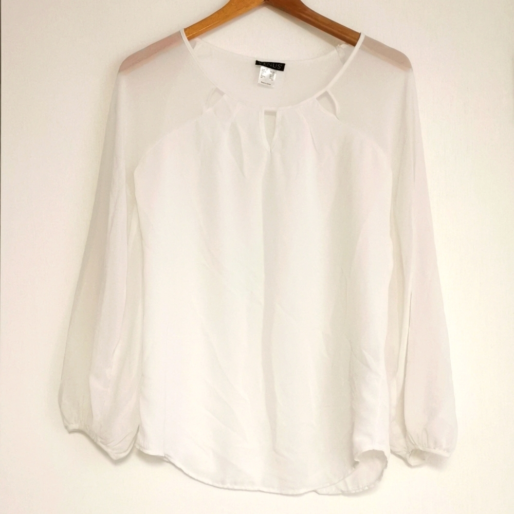 VENUS Oversized Chiffon Top